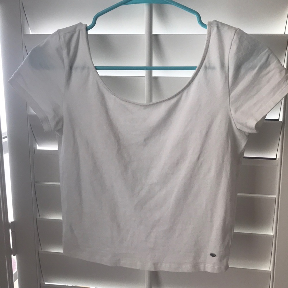 American Eagle White Crop Top